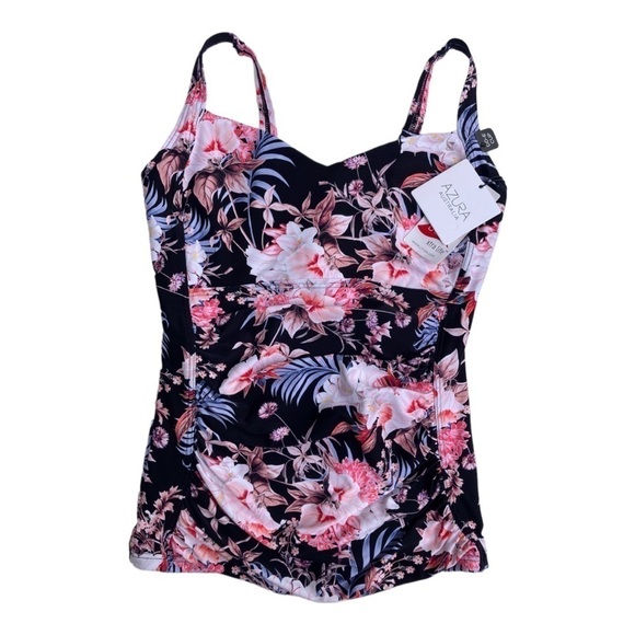 NWT Azura Australia Zinna Singlet Underwire Tankini Swimsuit Top DD-E Cup - Picture 1 of 7
